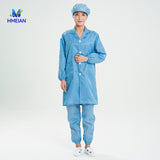 Antistatic V-neck lab coat