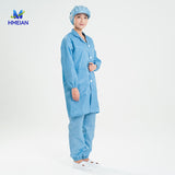 Antistatic V-neck lab coat