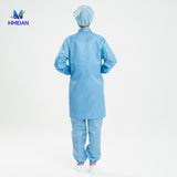 Antistatic V-neck lab coat