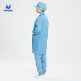 Antistatic V-neck lab coat