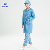 Antistatic V-neck lab coat