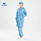 Antistatic V-neck lab coat