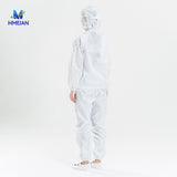 Antistatic hooded two-piece suit
